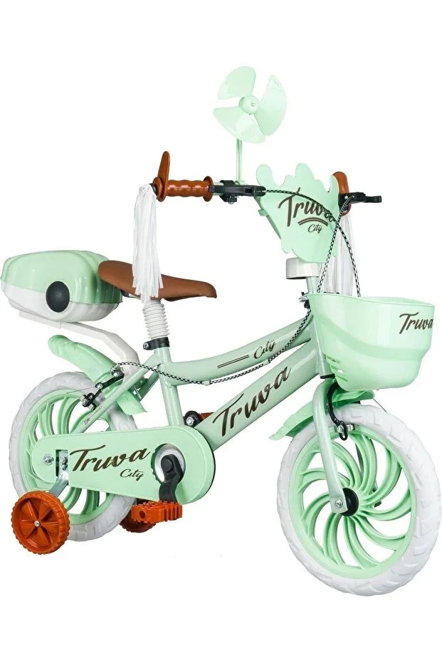 Bisiklet Truva 15" Jant Çocuk Bisikleti Yeşil - Küçük Resim 3
