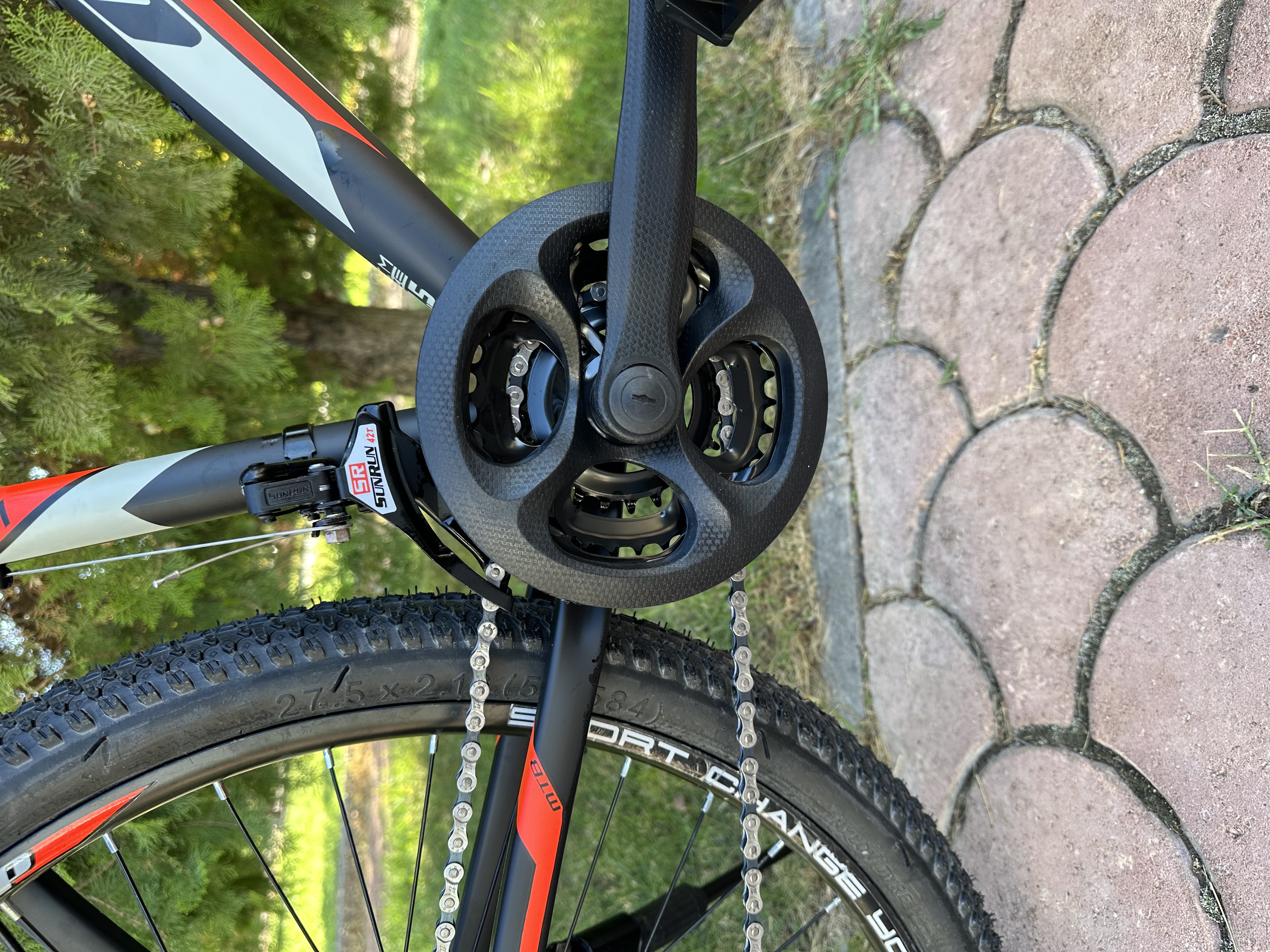 Bisiklet Camp XC 4.1 27,5" Jant 18" Kadro Shimano ST-EF41 – 21 Vites – Mekanik Disk Fren – Kırmızı - Küçük Resim 5
