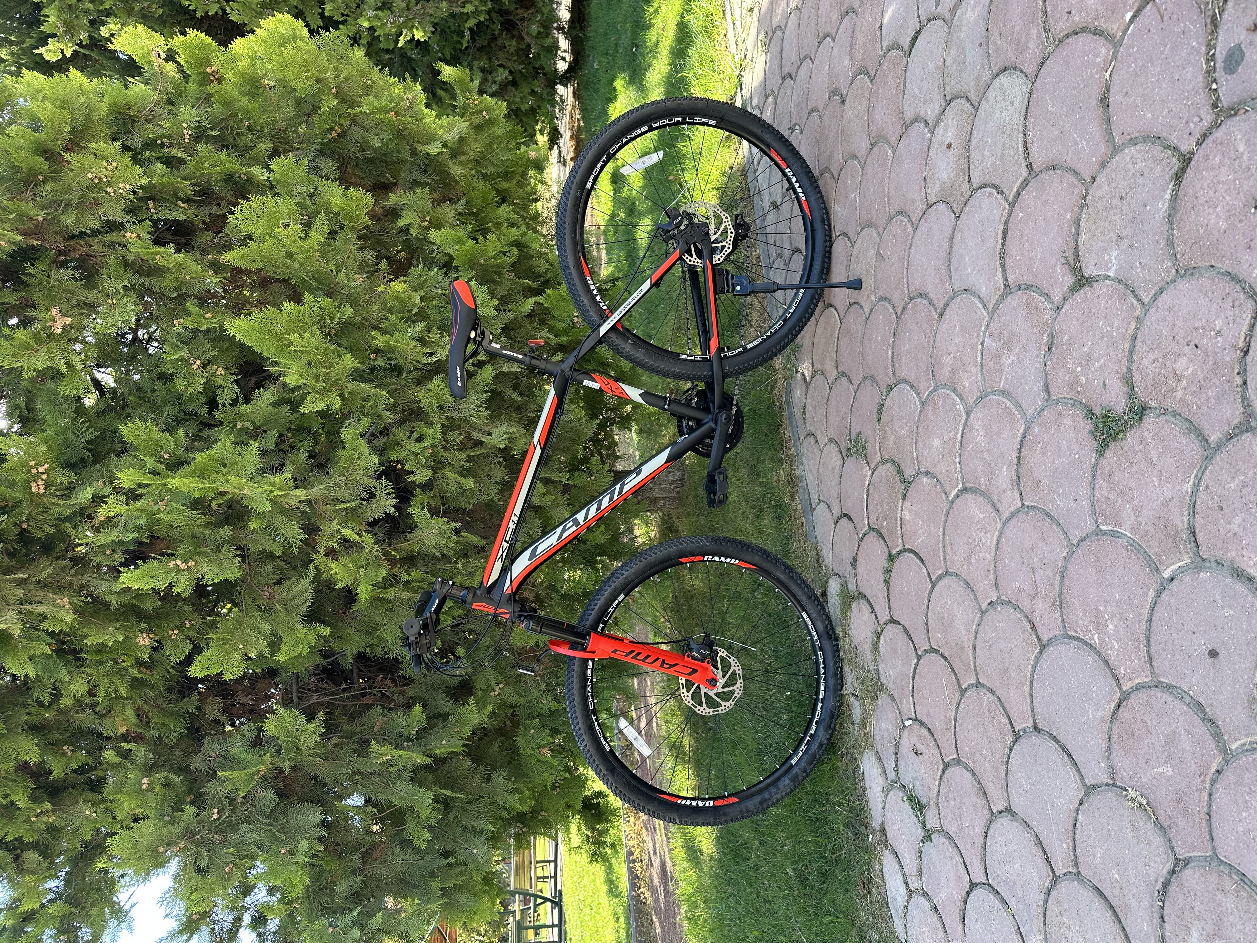 Bisiklet Camp XC 4.1 27,5" Jant 18" Kadro Shimano ST-EF41 – 21 Vites – Mekanik Disk Fren – Kırmızı - Küçük Resim 11