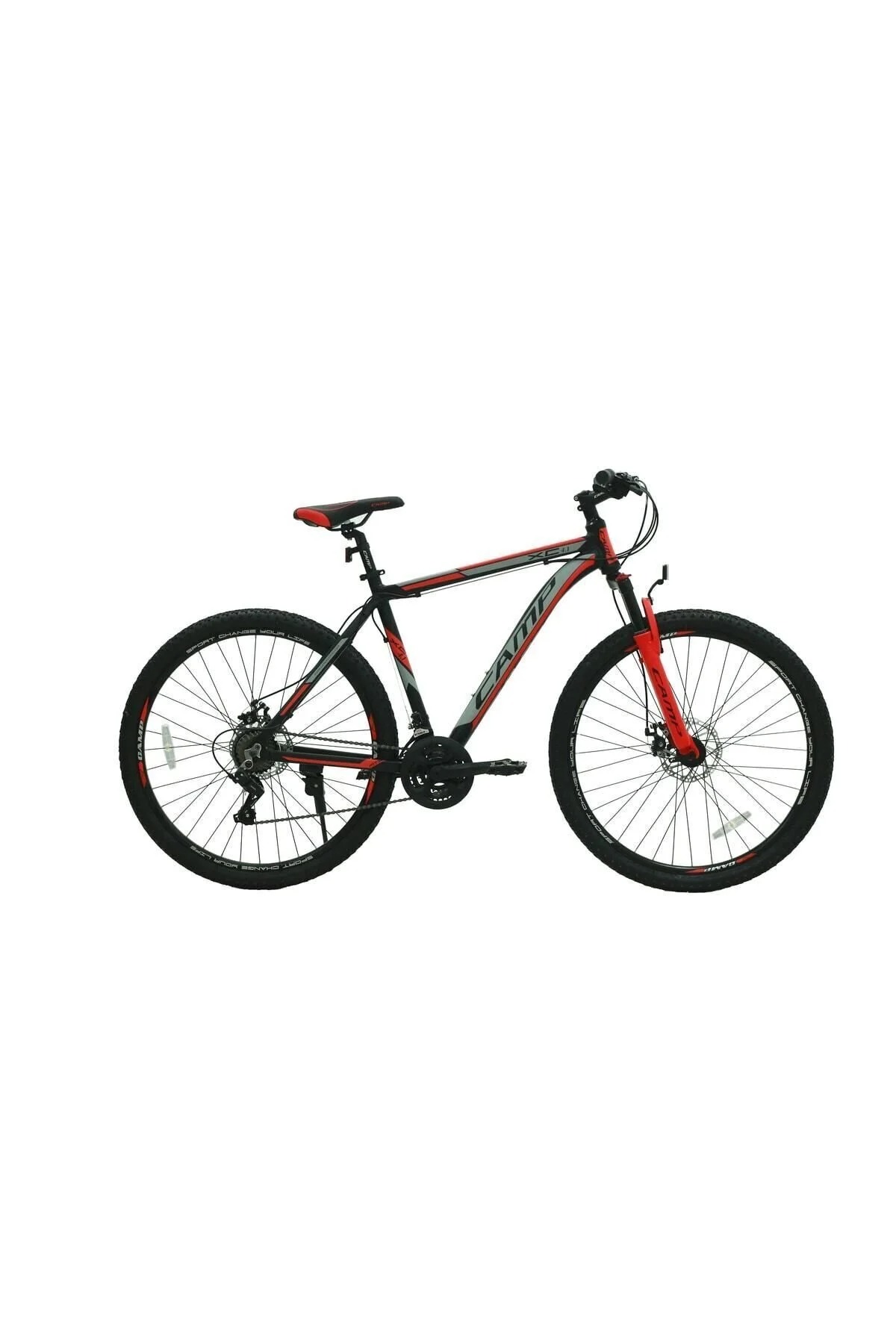 Bisiklet Camp XC 4.1 27,5" Jant 18" Kadro Shimano ST-EF41 – 21 Vites – Mekanik Disk Fren – Kırmızı - Küçük Resim 12