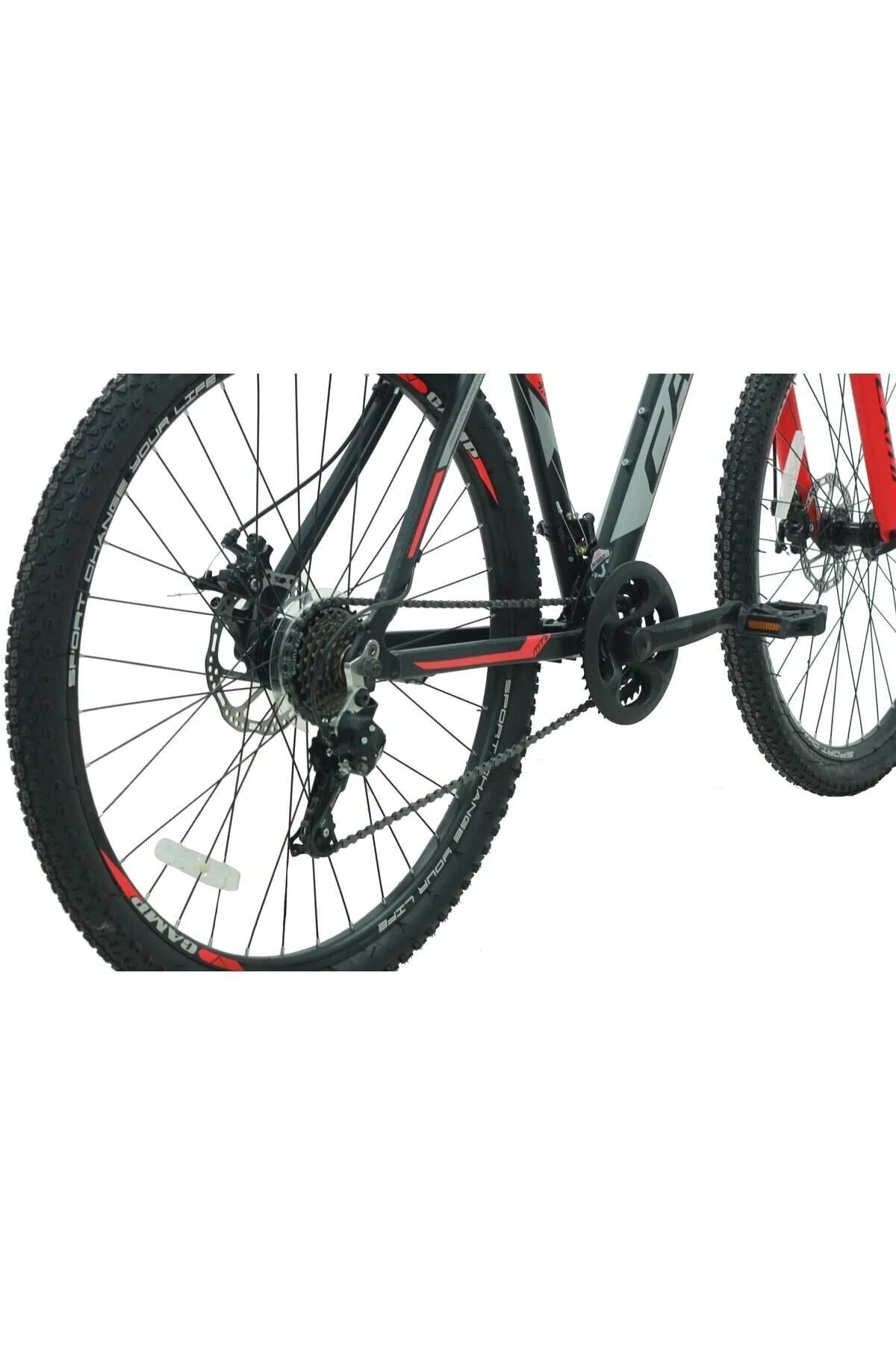 Bisiklet Camp XC 4.1 27,5" Jant 18" Kadro Shimano ST-EF41 – 21 Vites – Mekanik Disk Fren – Kırmızı - Küçük Resim 16