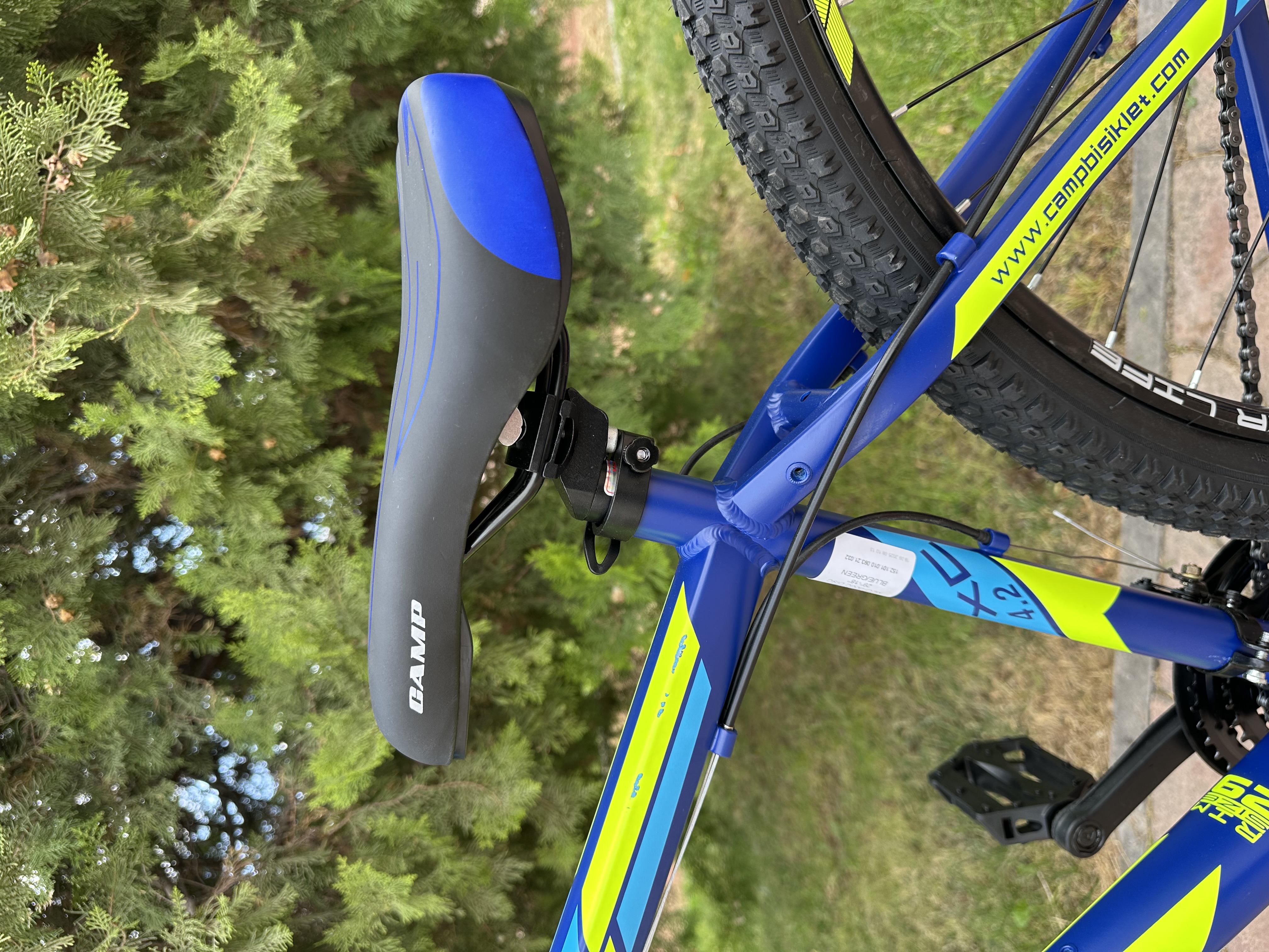 Bisiklet Camp XC 4.1 27,5" Jant 18" Kadro Shimano ST-EF41 – 21 Vites – Mekanik Disk Fren – Mavi - Küçük Resim 10