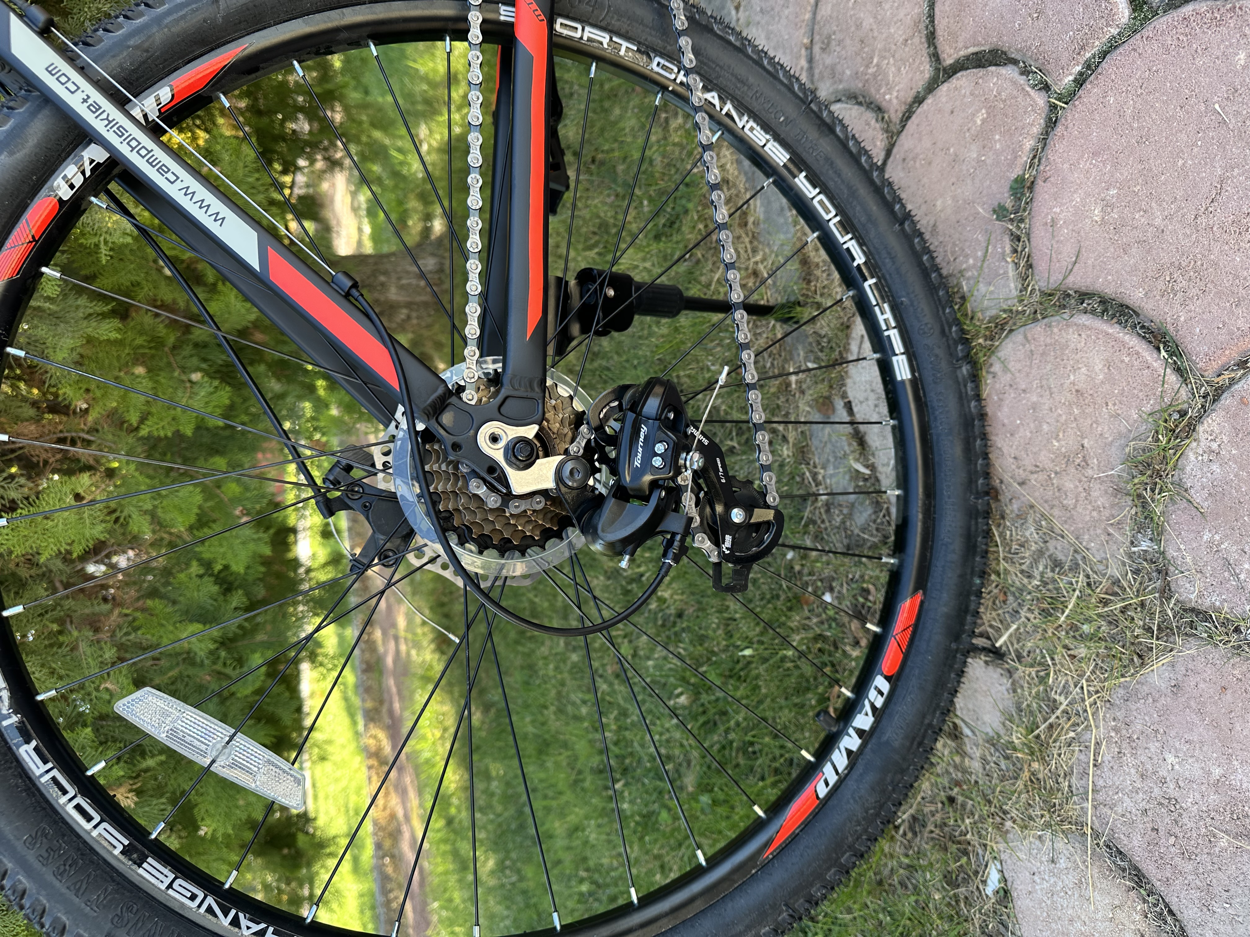 Bisiklet Camp XC 4.2 29" Jant 18" Kadro Shimano ST-EF41 – 21 Vites – Mekanik Disk Fren – Kırmızı - Küçük Resim 2