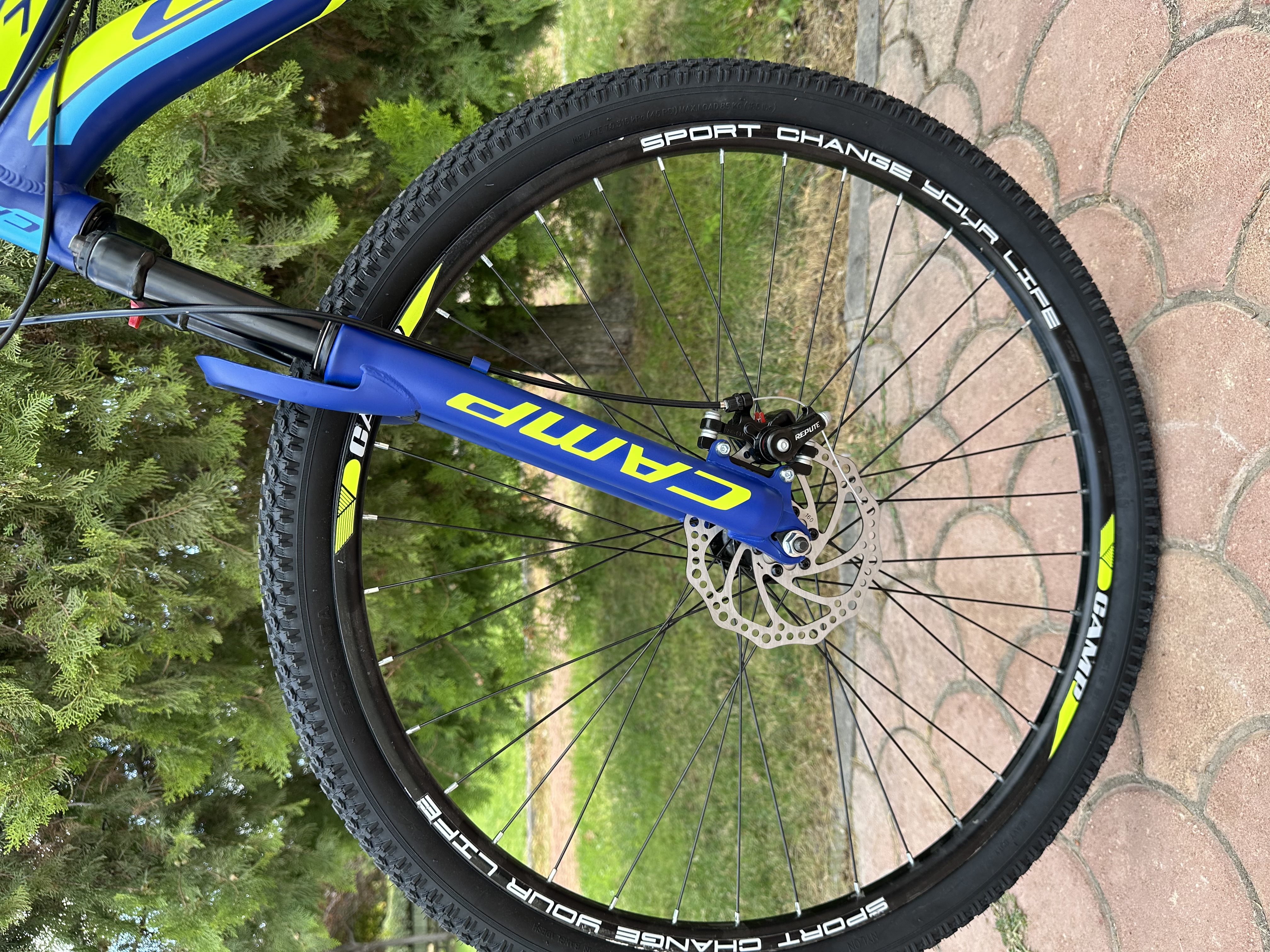 Bisiklet Camp Xc 4.2 29" Jant 18" Kadro Shimano St-ef41 - 21 Vites -Mekanik Disk Fren- Mavi - Küçük Resim 3