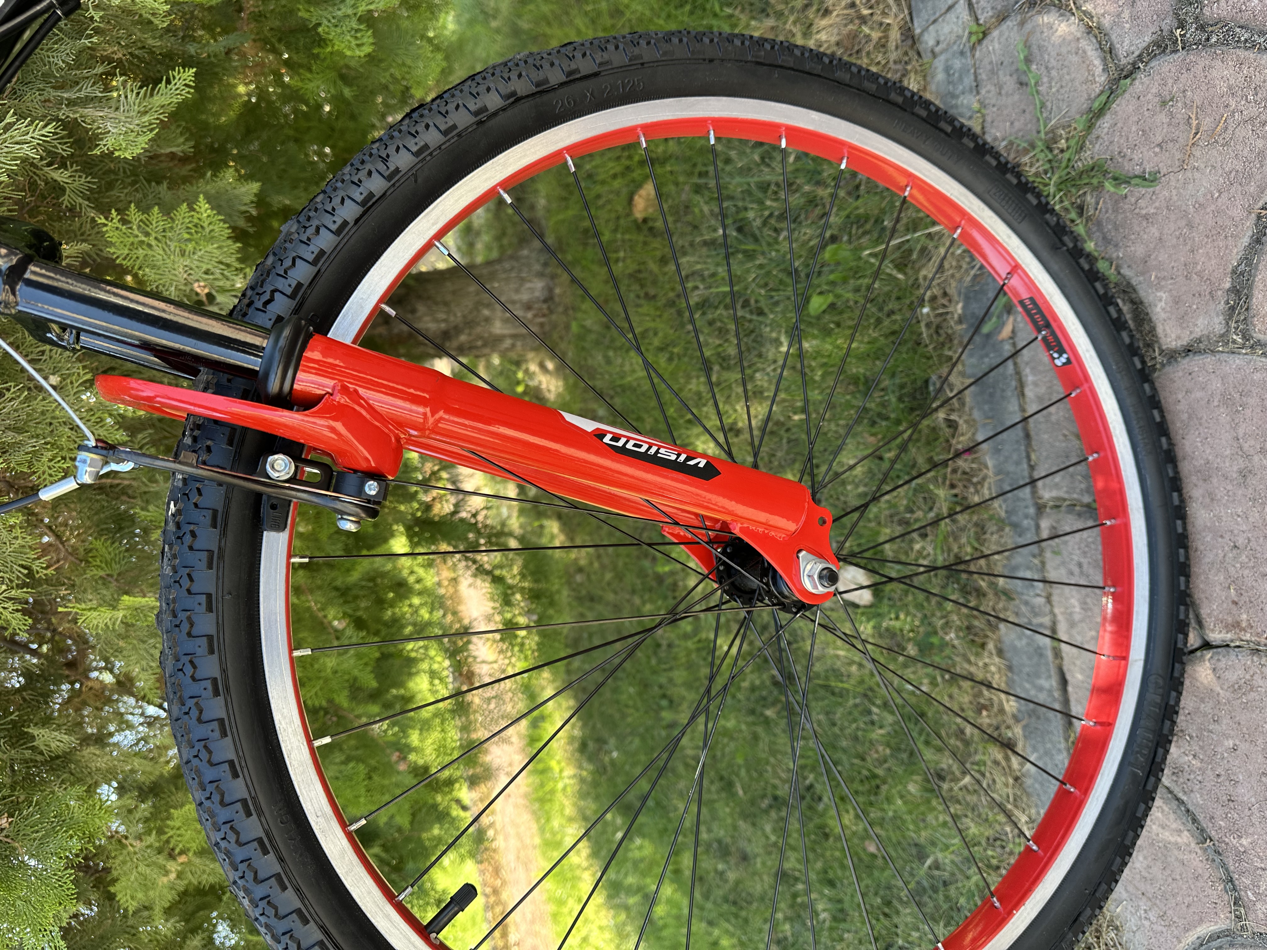 Bisiklet Tiger 26" Jant 21 Vites Dağ Bisikleti Kırmızı - Küçük Resim 4