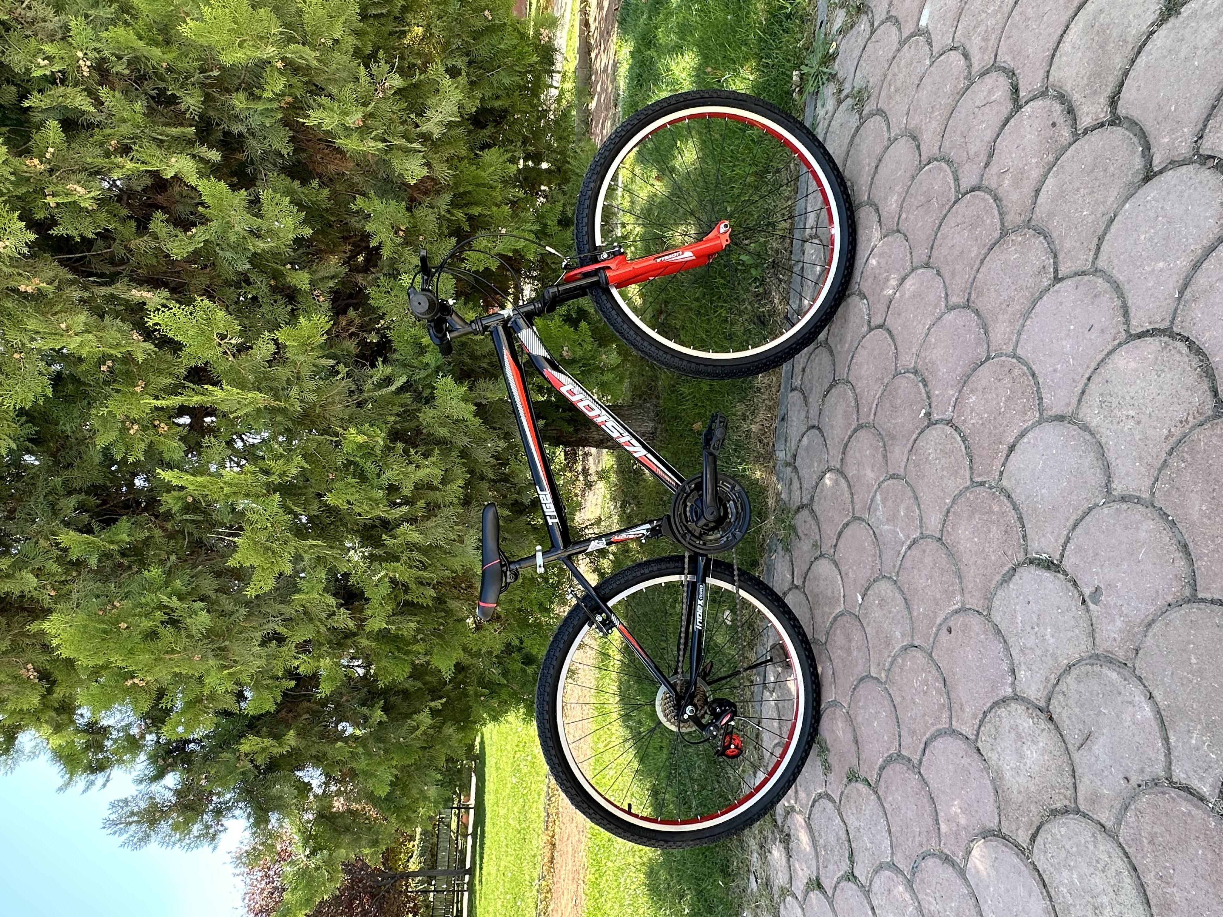 Bisiklet Tiger 26" Jant 21 Vites Dağ Bisikleti Kırmızı - Küçük Resim 7