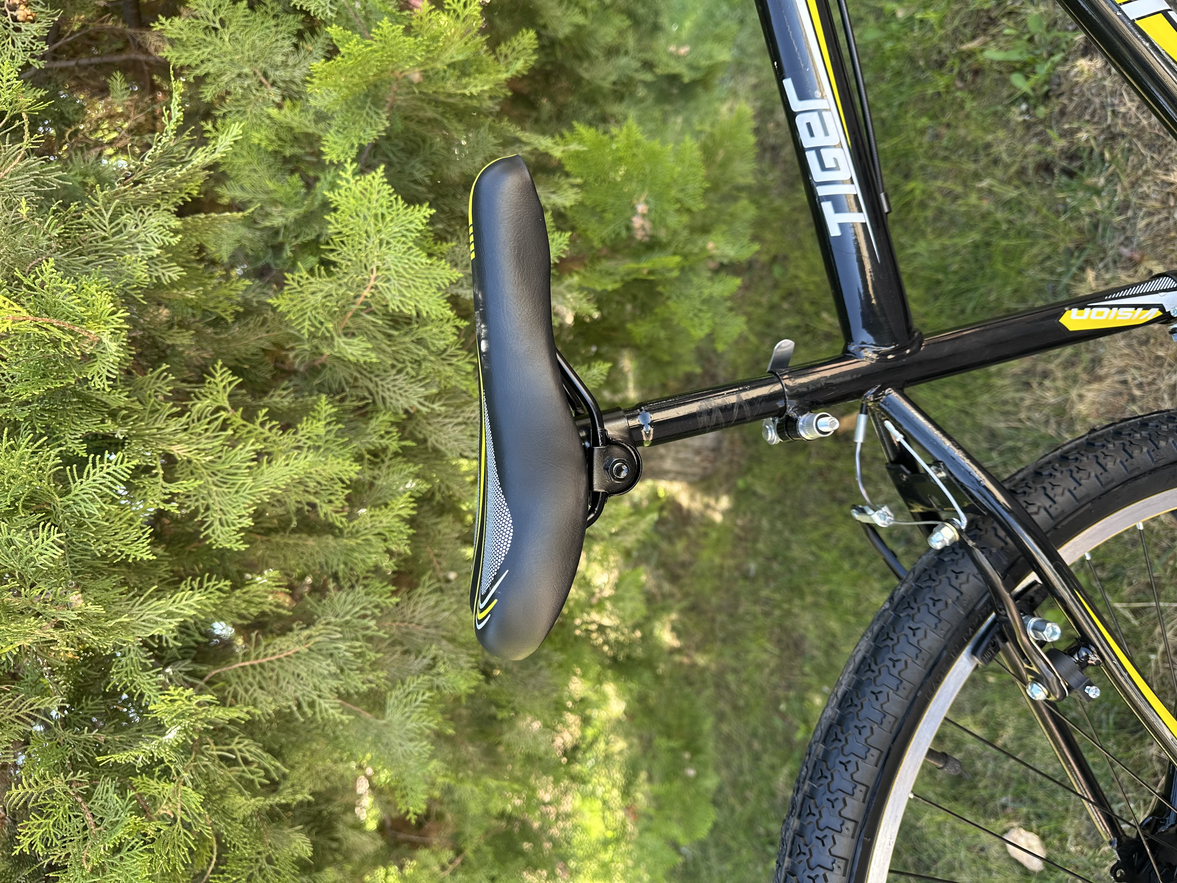 Bisiklet Tiger 26" Jant 21 Vites Dağ Bisikleti Sarı - Küçük Resim 5