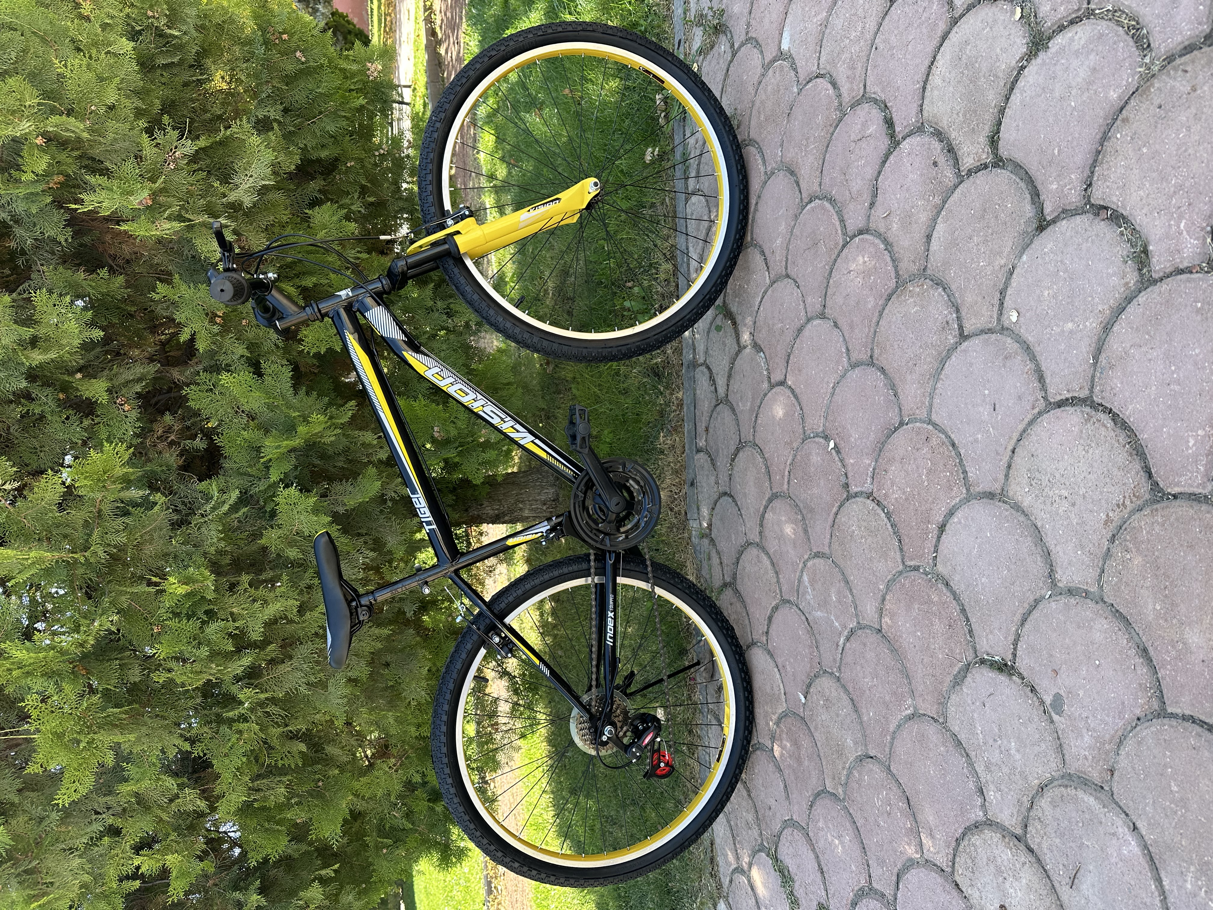 Bisiklet Tiger 26" Jant 21 Vites Dağ Bisikleti Sarı - Küçük Resim 7